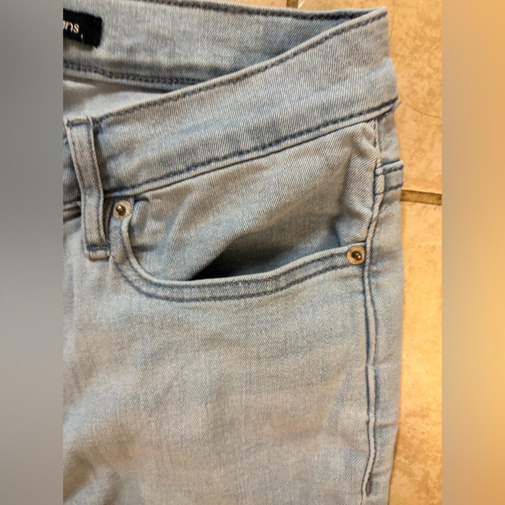 Calvin Klein women’s high waisted skinny light blue jeans size 6 - Picture 4 of 9